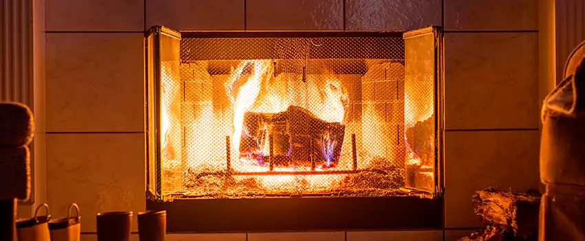 Mendota Hearth Landscape Fireplace Installation in Laplace, Louisiana